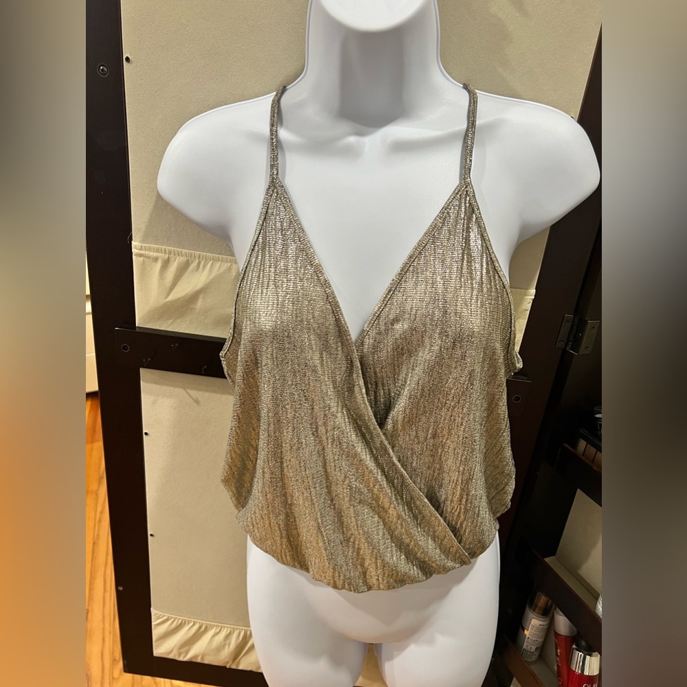 Zara Gold Top